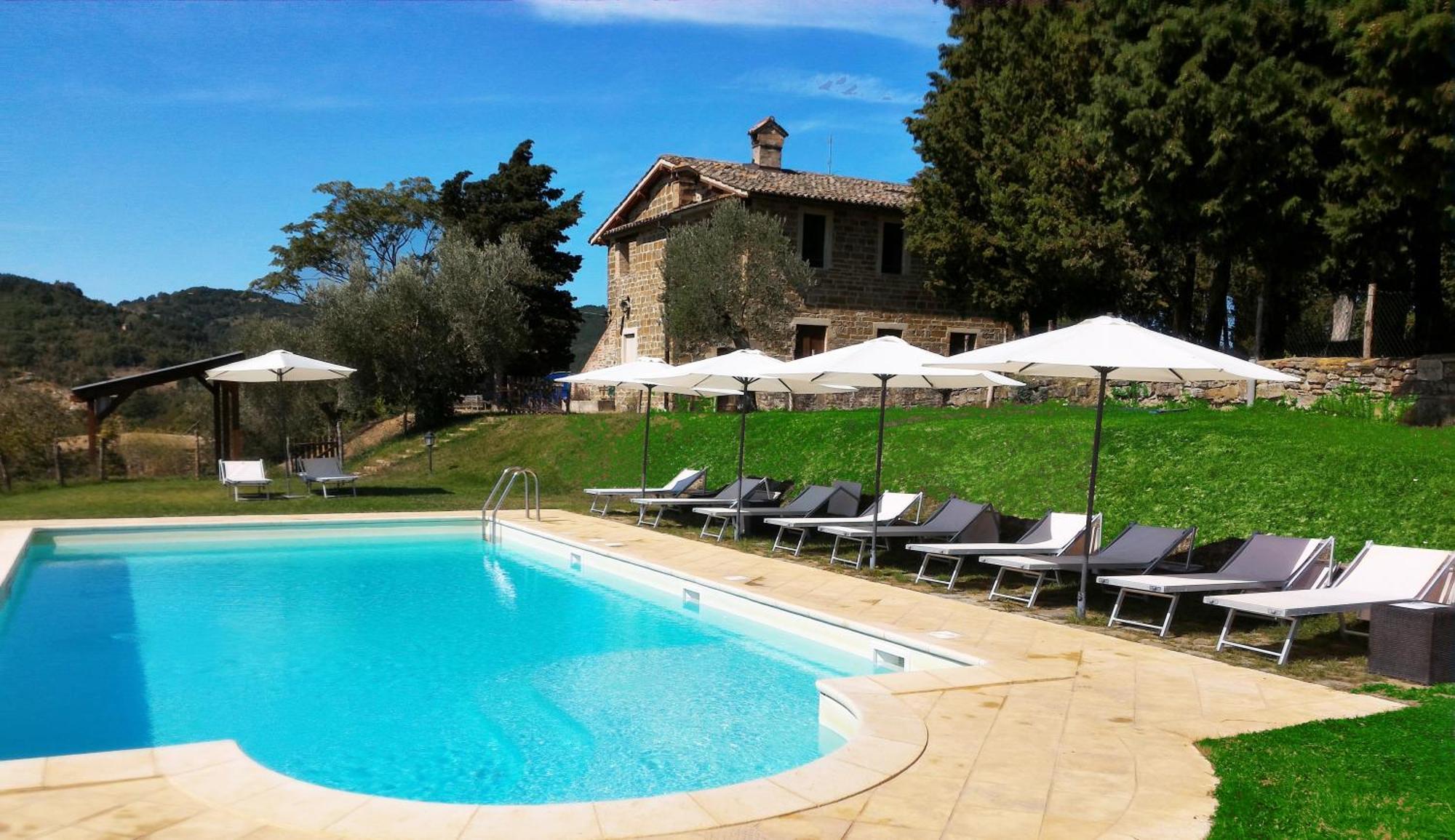 구비오 Antica Residenza Montereano 빌라 객실 사진