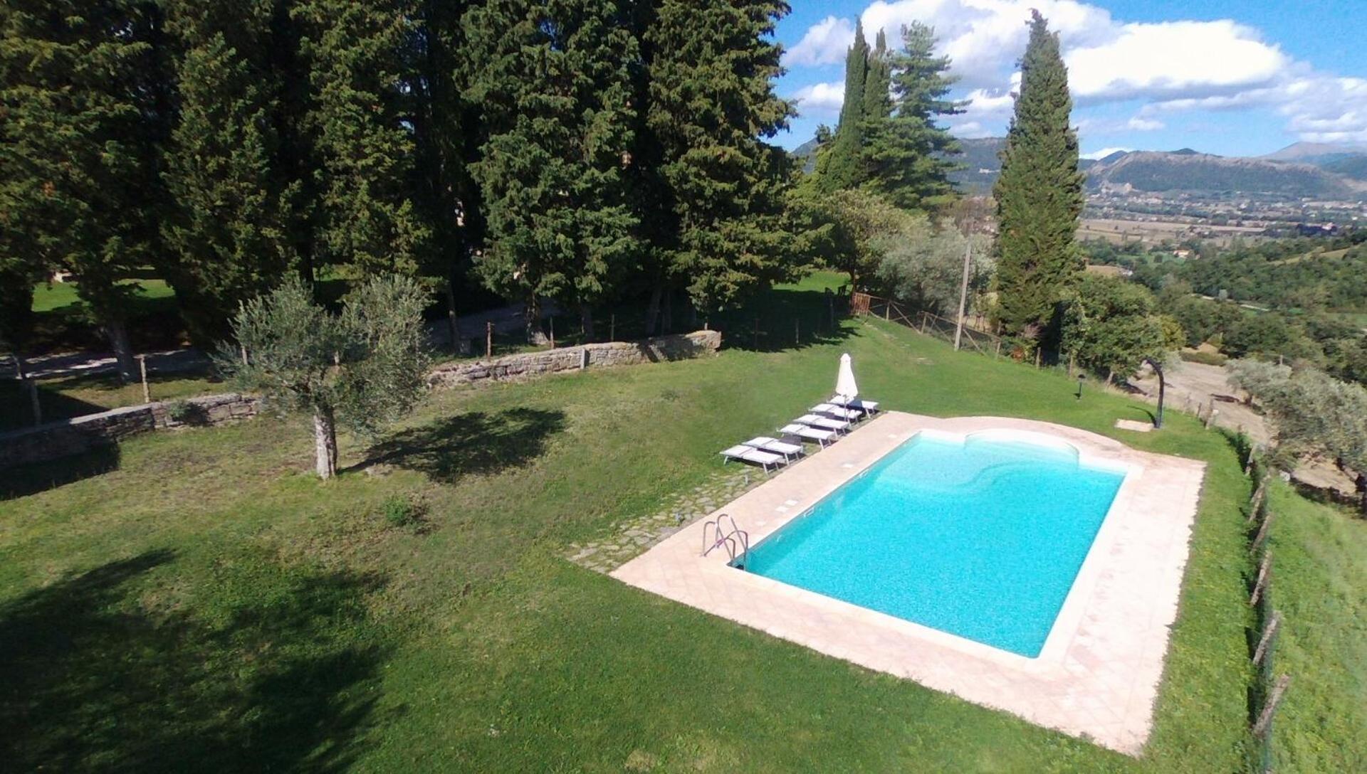 구비오 Antica Residenza Montereano 빌라 객실 사진